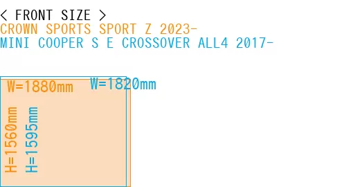 #CROWN SPORTS SPORT Z 2023- + MINI COOPER S E CROSSOVER ALL4 2017-